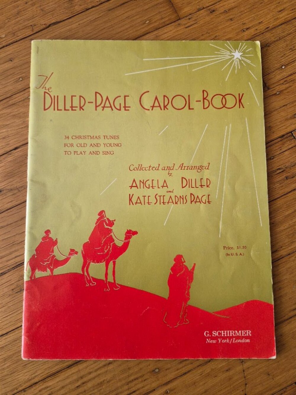 Vintage Music "The Diller-Page Carol-Book